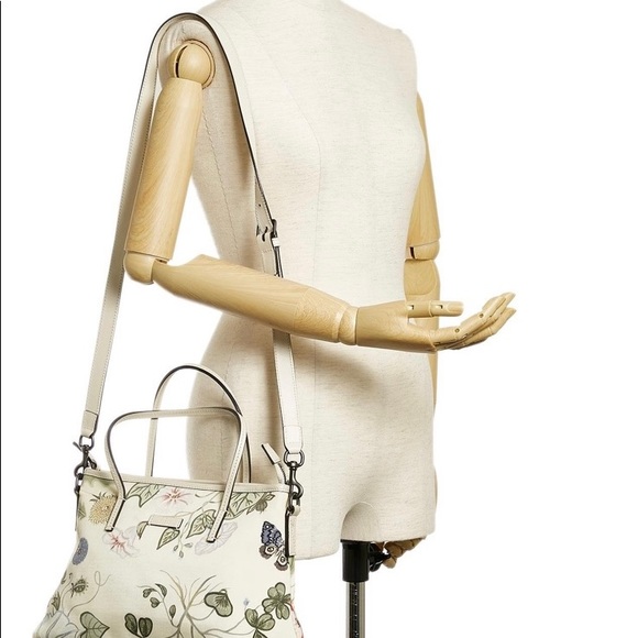 Gucci Flora Knight satchel with crossbody strap - Picture 5 of 10